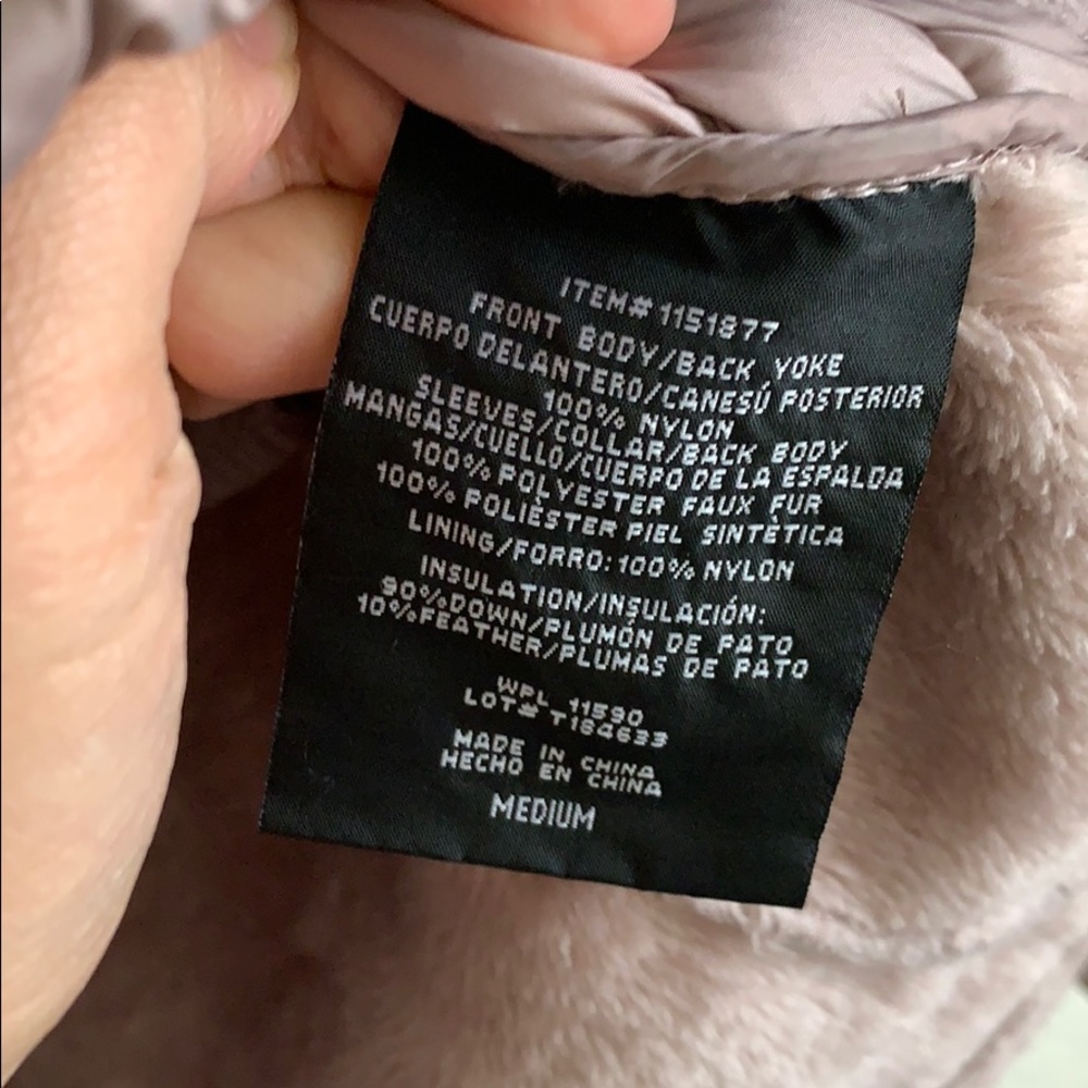 Winter faux fur fleece jacket - Picture 3 of 4